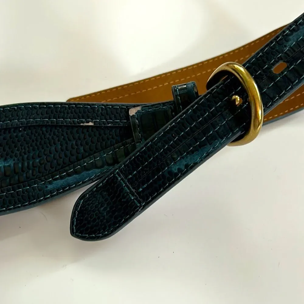 Forest Green Ann Taylor Loft Stretch Belt
